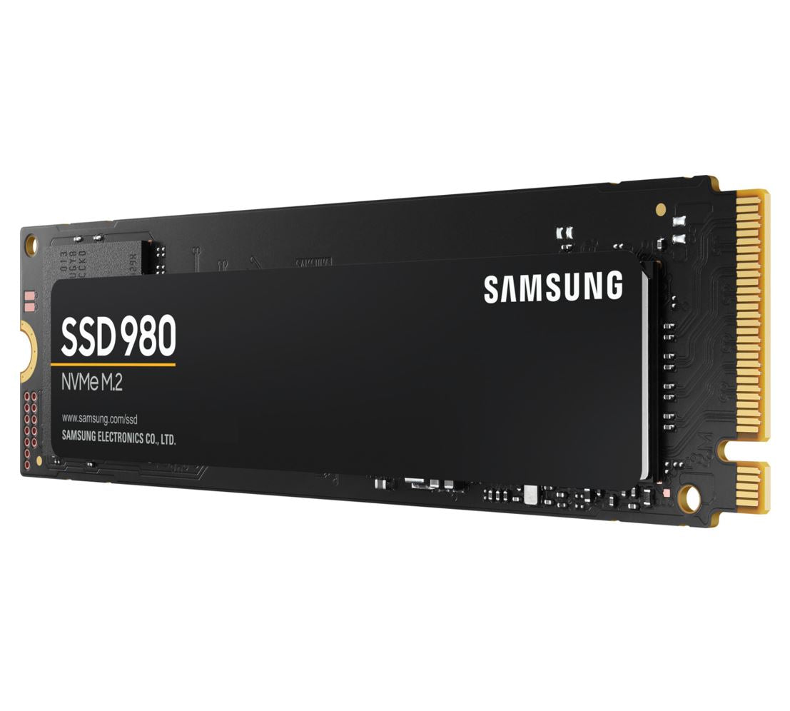 Samsung 980 1TB NVMe SSD 3500MB/s 3000MB/s R/W 500K/480K IOPS 600TBW 1.5M Hrs MTBF AES 256-bit Encryption M.2 2280 PCIe 3.0 Gen3 5yrs Wty Samsung 980 1TB NVMe SSD 3500MB/s 3000MB/s R/W 500K/480K IOPS 600TBW 1.5M Hrs MTBF AES 256-bit Encryption M.2 2280 PCIe 3.0 Gen3 5yrs Wty